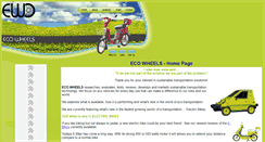 Desktop Screenshot of ecowheels.ca