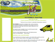 Tablet Screenshot of ecowheels.ca